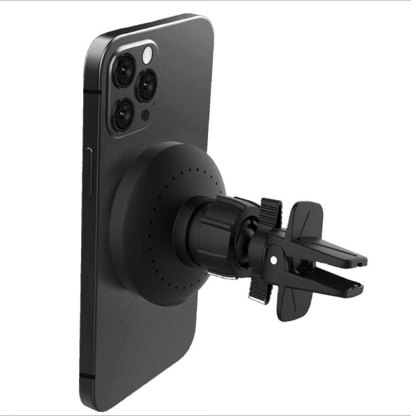 Auto Smartphonehouder met draadloze oplader Zwart – foto 4