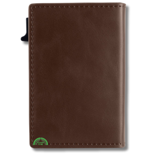 Mini Wallet Bruin Luxe RFID Pop Bankpassen creditcards ID-kaarten – foto 2