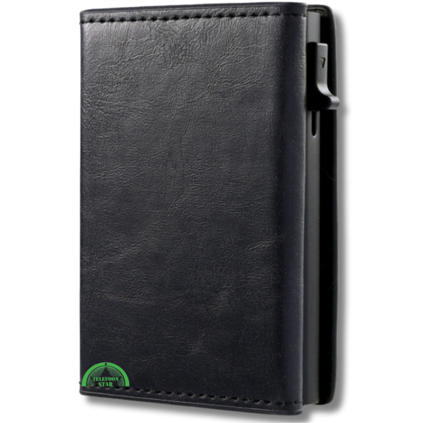 Up Mini Wallet Zwart Luxe RFID Pop Bankpassen creditcards ID-kaarten – foto 6