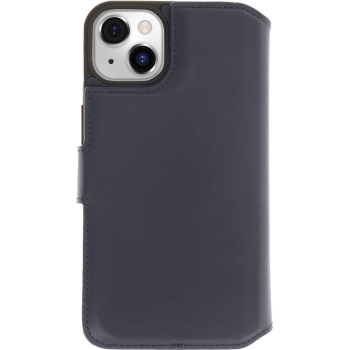 iPhone 15 2 in 1 Hoesje | 100% Leer | Minimalistisch | Blauw