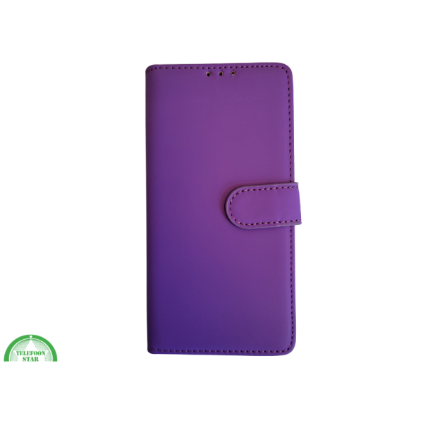 iPhone 16 Plus portemonnee Leer Paars – foto 3