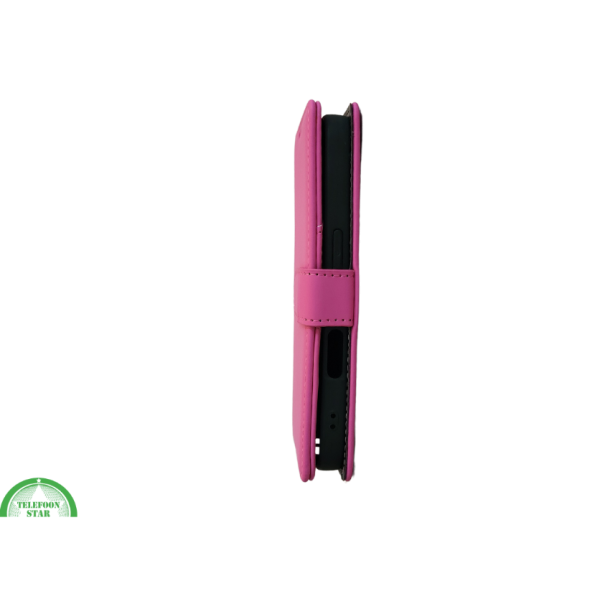 portemonnee Roze cover boek case iPhone 16 Plus – foto 4