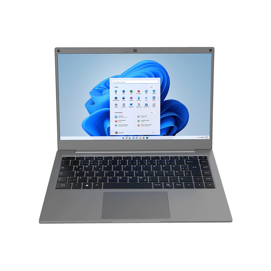 PEAQ Notebook Classic C140V Grijs