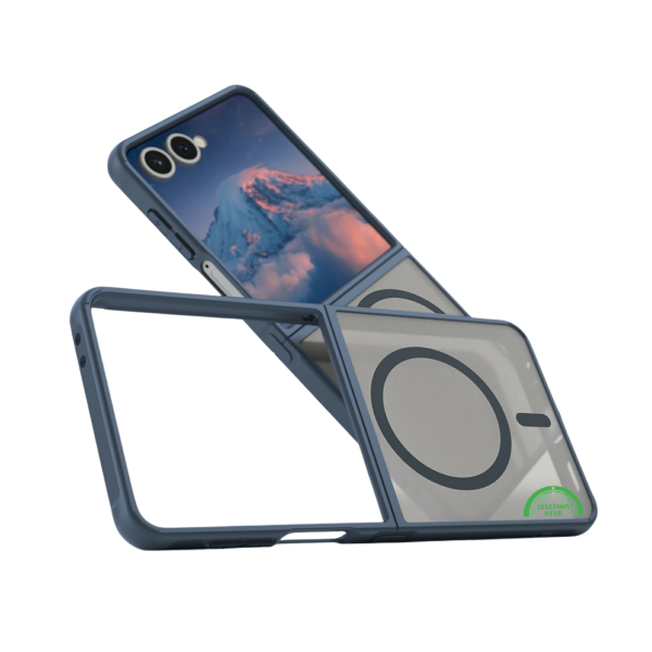 Samsung Galaxy Z Flip 7 Hoesje Bluwe Ondersteuning voor draadloos opladen – foto 2