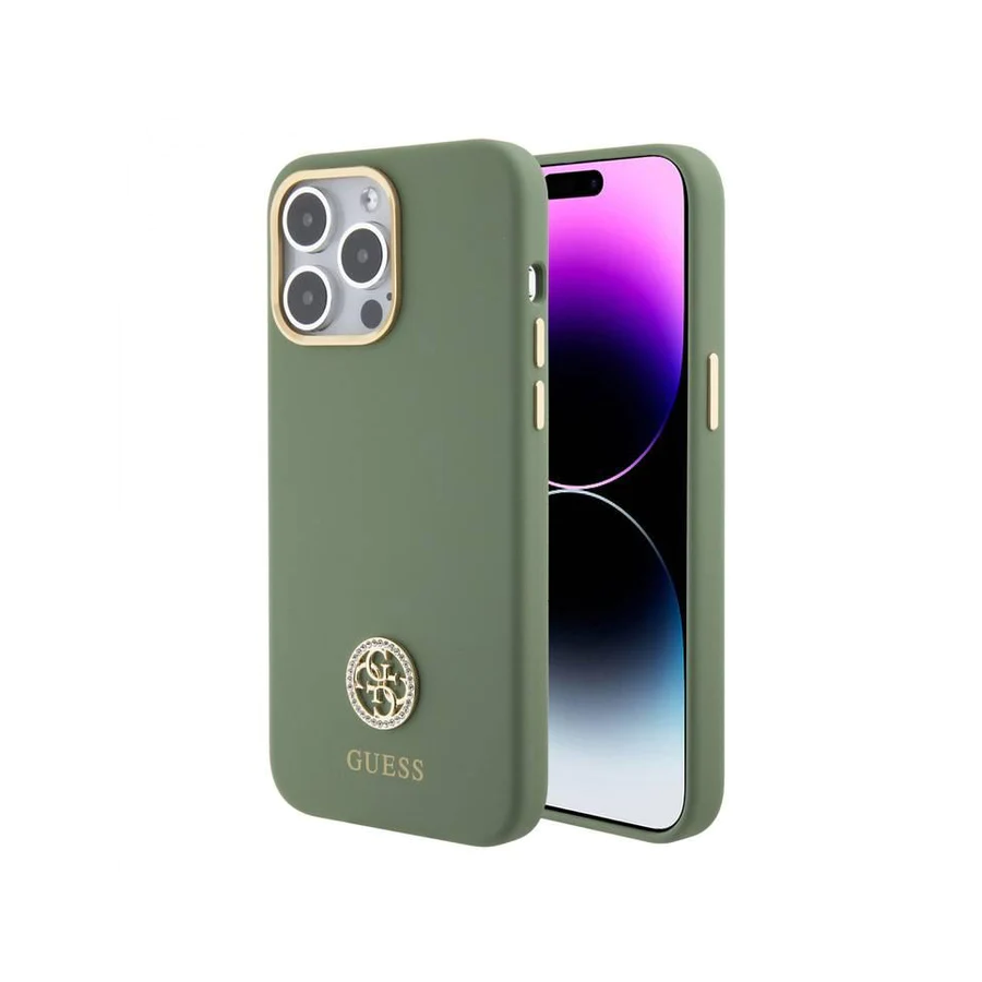 iPhone 15 Backcover | Guess Hoesje | Groen