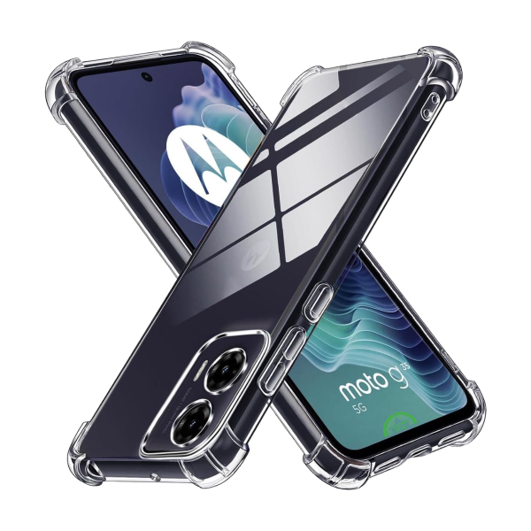 Hoesje voor Motorola G35 Transparant met Verstevigde Hoeken – foto 3