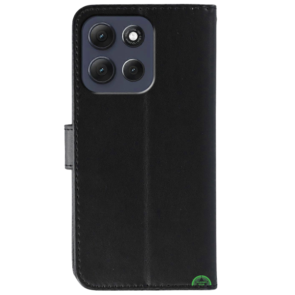 Bookcase Hoesje voor Motorola G56 Zwart Nauwsluitend en stevig – foto 4