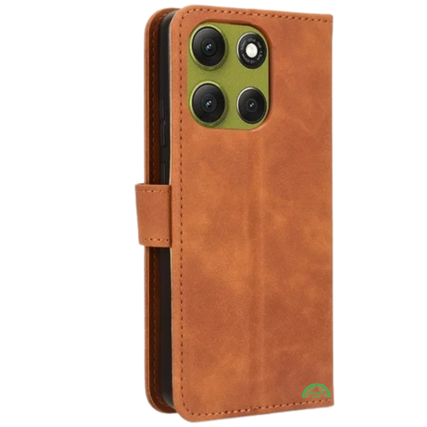 Bookcase Hoesje voor Motorola G86 Bruin Nauwsluitend en stevig – foto 4