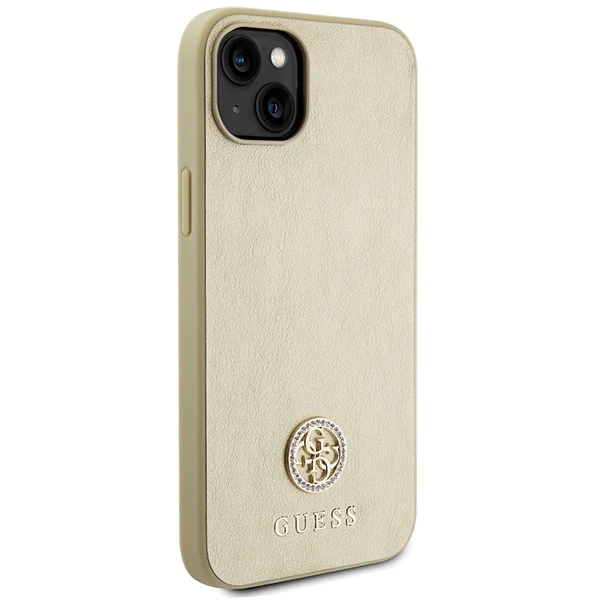 iPhone 15 Hardcase | Guess Backcover | Goud – foto 2