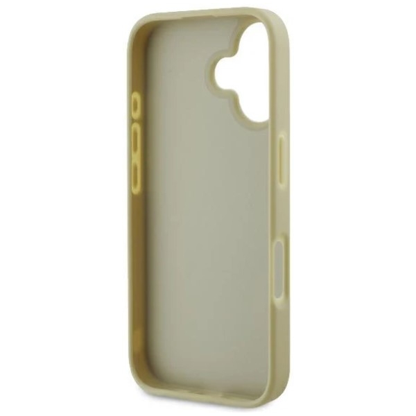 Guess Gouden Glitter Hoesje voor iPhone 16 - Stijlvolle Bescherming met Glamour – foto 3