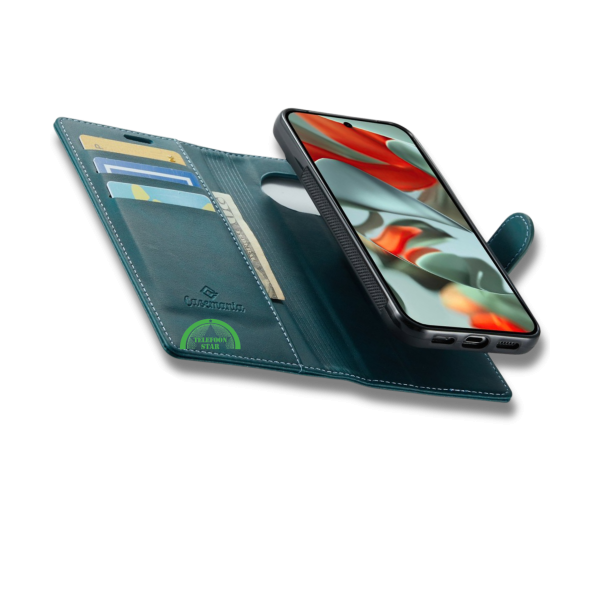 Hoesje Pixel 10 Bookcase Groen 2-in-1 Stijlvolle Wallet Case met Kaarthouder – foto 4