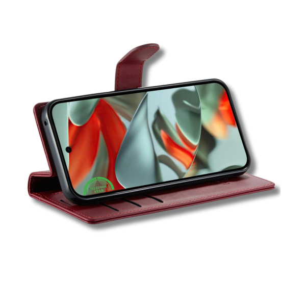 Hoesje Pixel 10 Bookcase Rood 2-in-1 Stijlvolle Wallet Case met Kaarthouder – foto 5