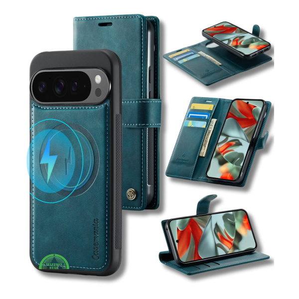 Hoesje Pixel 10 Bookcase Groen 2-in-1 Stijlvolle Wallet Case met Kaarthouder – foto 6