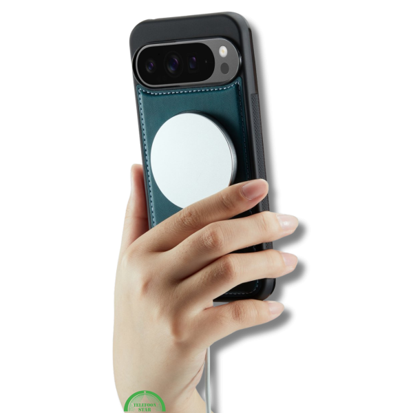 Hoesje Pixel 10 Bookcase Groen 2-in-1 Stijlvolle Wallet Case met Kaarthouder – foto 3