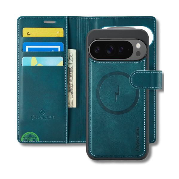 Hoesje Pixel 10 Bookcase Groen 2-in-1 Stijlvolle Wallet Case met Kaarthouder – foto 5
