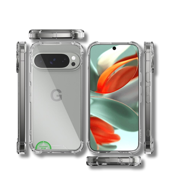 Google Pixel 10 Crystal Clear TPU Case Schokbestendig – foto 3