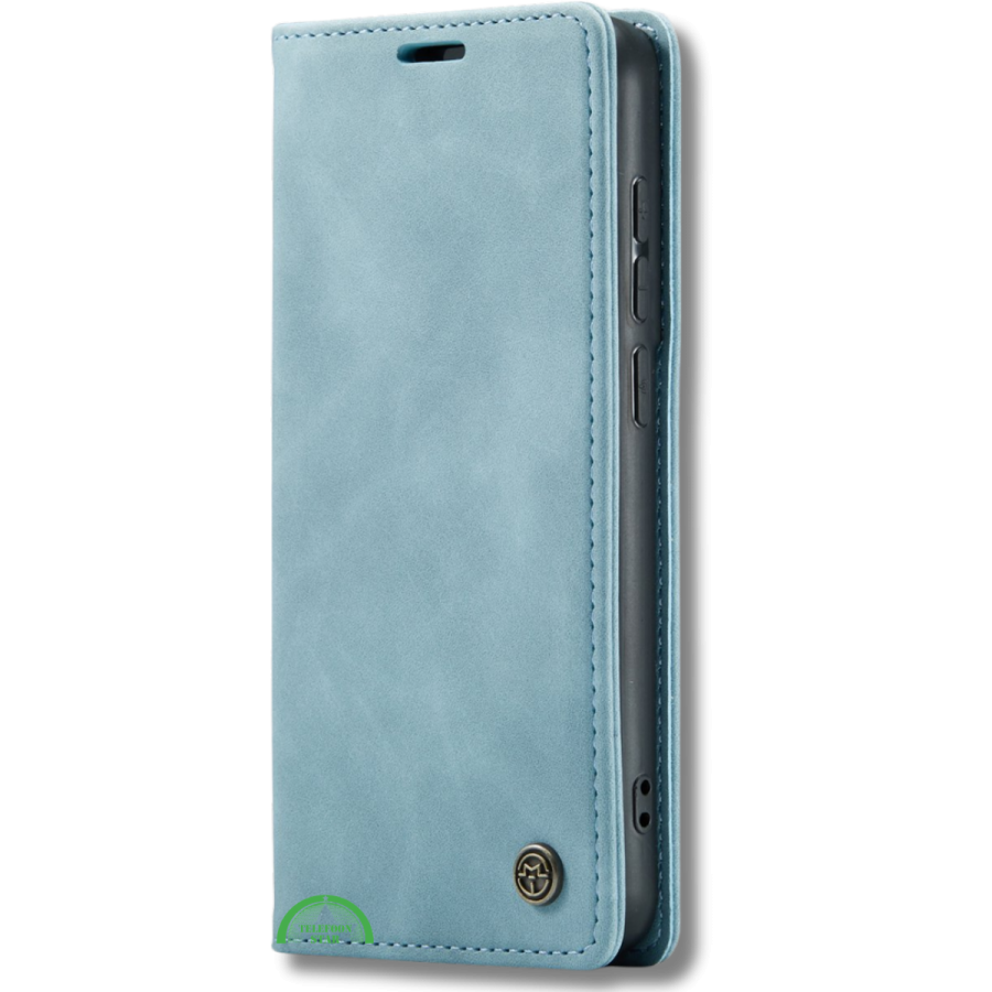 Hoesje Google Pixel 10 Pro XL Turquoise Look Met Pasjeshouder &amp; Magnetische Sluiting