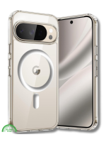 Hoesje Google Pixel 10 5G Crystal Clear Case Met MagSafe Ring & Shockproof Hoeken