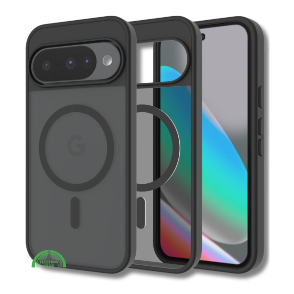 Hoesje Google Pixel 9 Pro XL Crystal Clear Case Met MagSafe Ring Strak – foto 2