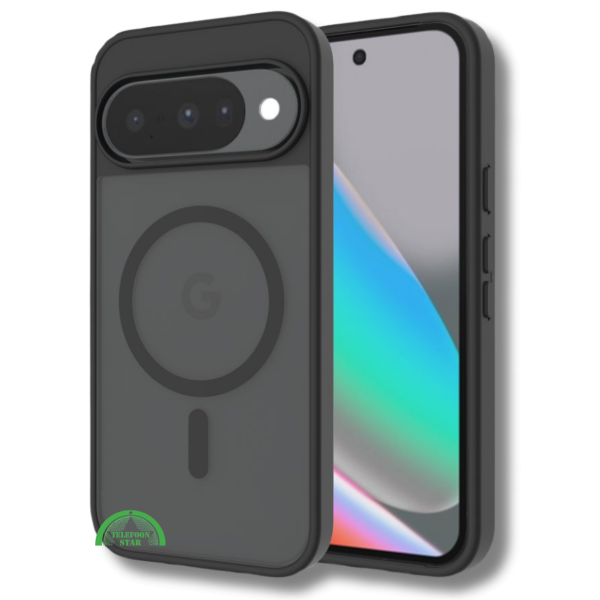 Hoesje Google Pixel 9 Pro XL Crystal Clear Case Met MagSafe Ring Strak – foto 5