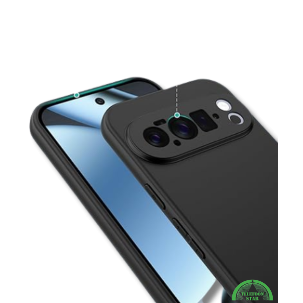 Hoesje Google Pixel 10 Pro XL Zwart Soft-Touch Case strak – foto 2