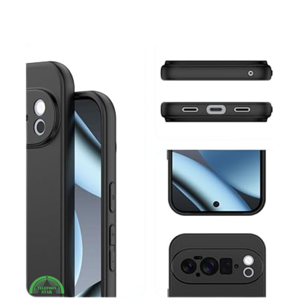 Hoesje Google Pixel 10 Pro XL Zwart Soft-Touch Case strak – foto 3