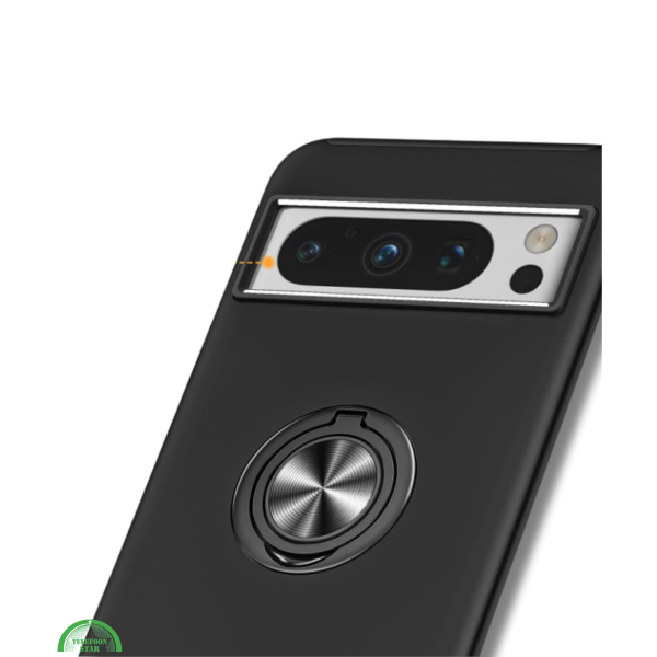 Hoesje voor Google Pixel 8a zwart met Ringhouder – foto 4