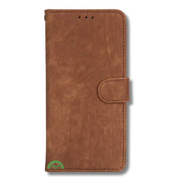 Google Pixel 8 Pro Bookcase Hoesje Bruin Leren Look Met Pasjeshouder – foto 3