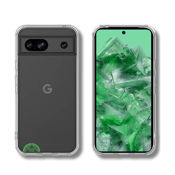 Hoesje voor Google Pixel 8a Transparant stevige sluiting – foto 3