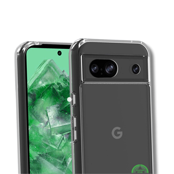 Hoesje voor Google Pixel 8a Transparant stevige sluiting – foto 4