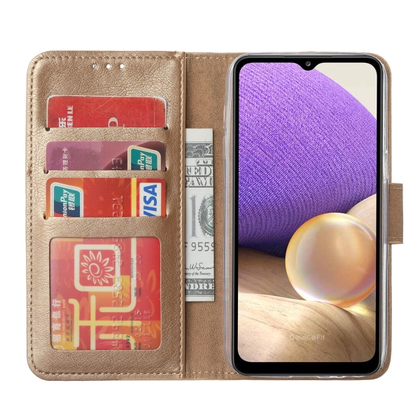 Hoesje Samsung A33 5G goud leer – foto 2