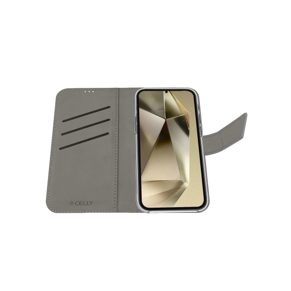 iPhone 17 Pro / Pro Max Bookcase Hoesje &ndash; Zwart &amp; Grijs met Pasjeshouder en Standaard – foto 4