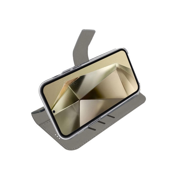 iPhone 17 Pro / Pro Max Bookcase Hoesje &ndash; Zwart &amp; Grijs met Pasjeshouder en Standaard – foto 5