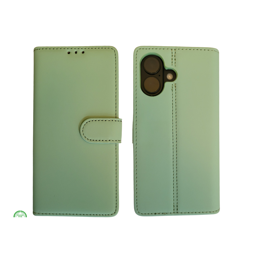 Boek case Groen cover iPhone 16