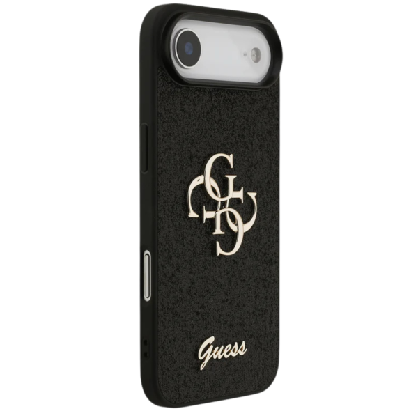 Luxe Protectcase voor iPhone 17 Air &ndash; Guess Black Edition met 4G Logo – foto 2
