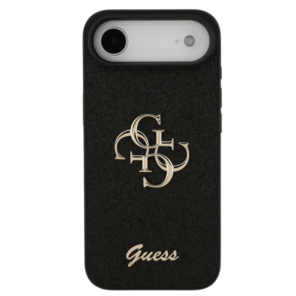 Luxe Protectcase voor iPhone 17 Air &ndash; Guess Black Edition met 4G Logo – foto 4