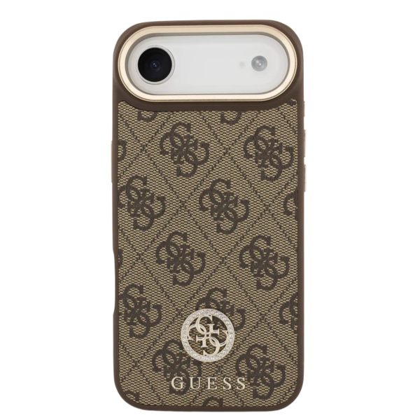 Guess iPhone 17 Air Crossbody Hoesje met Band &ndash; Luxe MagSafe Bescherming in Bruin Design   – foto 4