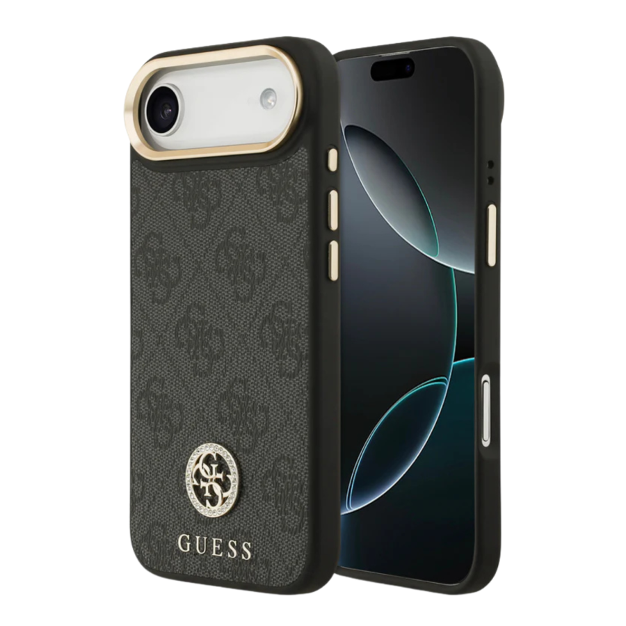 Luxe Protectcase voor iPhone 17 Air &ndash; Guess Black top