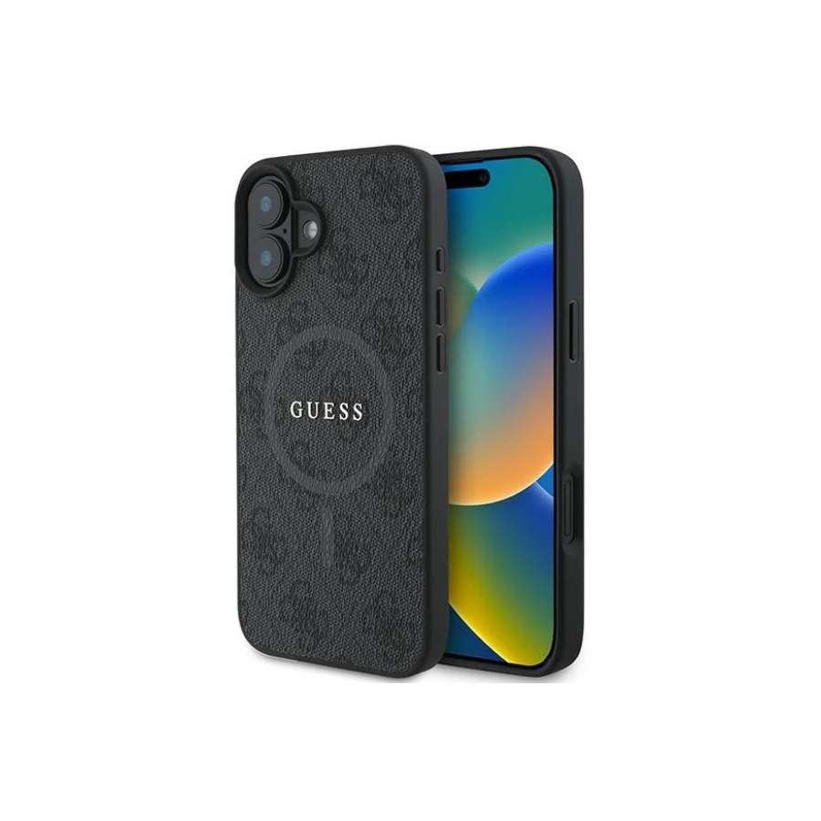 Guess MagSafe Hoesje Zwart iPhone 16 Plus