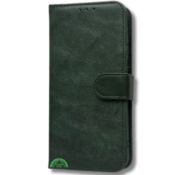 Hoesje voor Samsung A57 Groen Bookcase Magnetisch met Pasjeshouder – foto 5