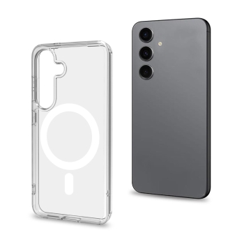 S25 Edge doorzichtig silicone draadloos oplaadbaar