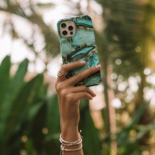 iPhone 13 hoesje Green Melange – foto 3