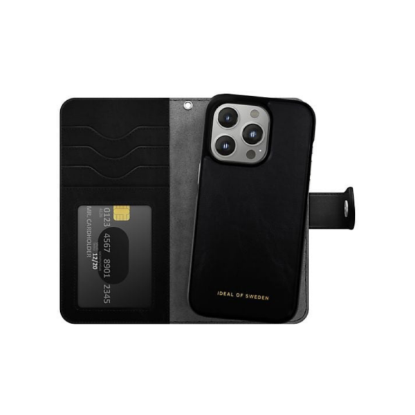 Zwart Wallet Hoesje iPhone 13 Pro &ndash; Luxe &amp; Kaartvakken | Telefoonstar – foto 3