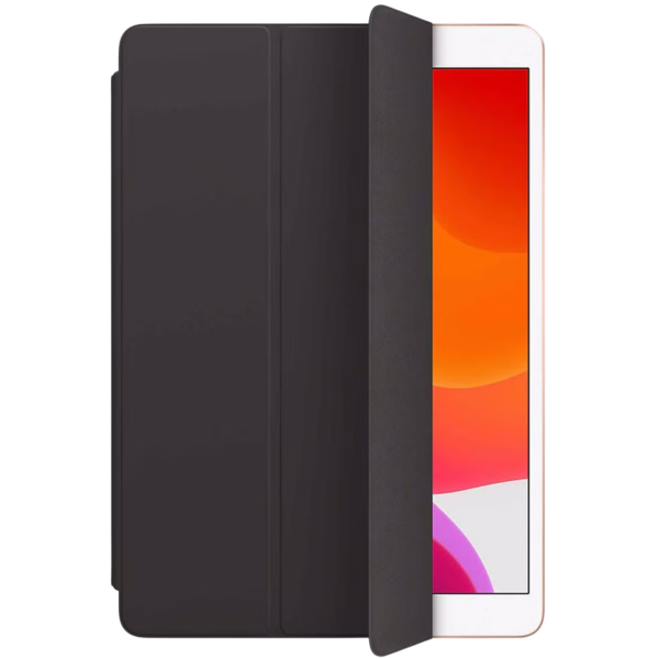 iPad 10.2 (2020) Silicone Smart Cover Zwart – foto 4