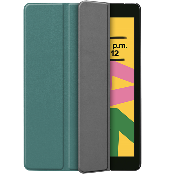 iPad Mini (2024) Silicone Smart Cover Groen met Standfunctie – foto 4