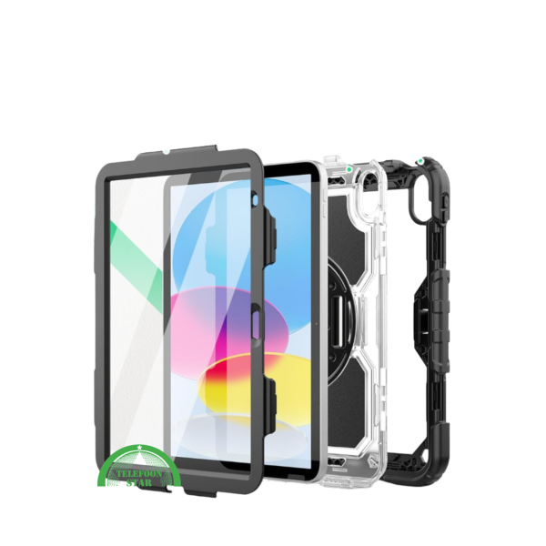 Hoesje voor iPad 10.2 &ndash; Maximale bescherming met handstrap, standaard en schouderriem – foto 2