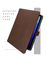 iPad 10 de Gen 2022 Hoes Luxe Bruine Bookcase 10.9 inch Schokbestendig