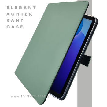 iPad 11e Gen 2025 Hoes Luxe Groene Bookcase 11 inch Schokbestendig