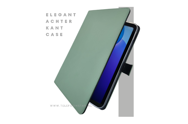 Apple iPad Air 11 inch 2025 / 2024 Hoes Luxe Groene Bookcase 11 inch Schokbestendig