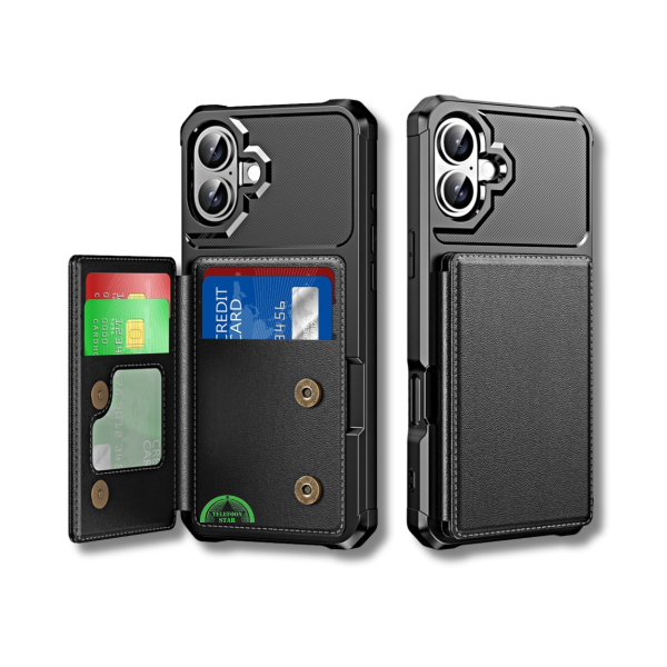 iPhone 16 Rugged Wallet Hoesje met Kaarthouder Duurzame materialen – foto 5